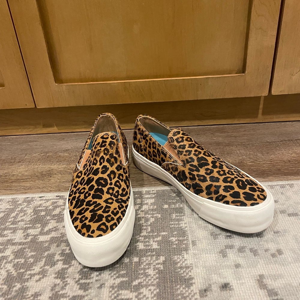 COPY - SeaVees Platform Sneaker - Cheetah Print